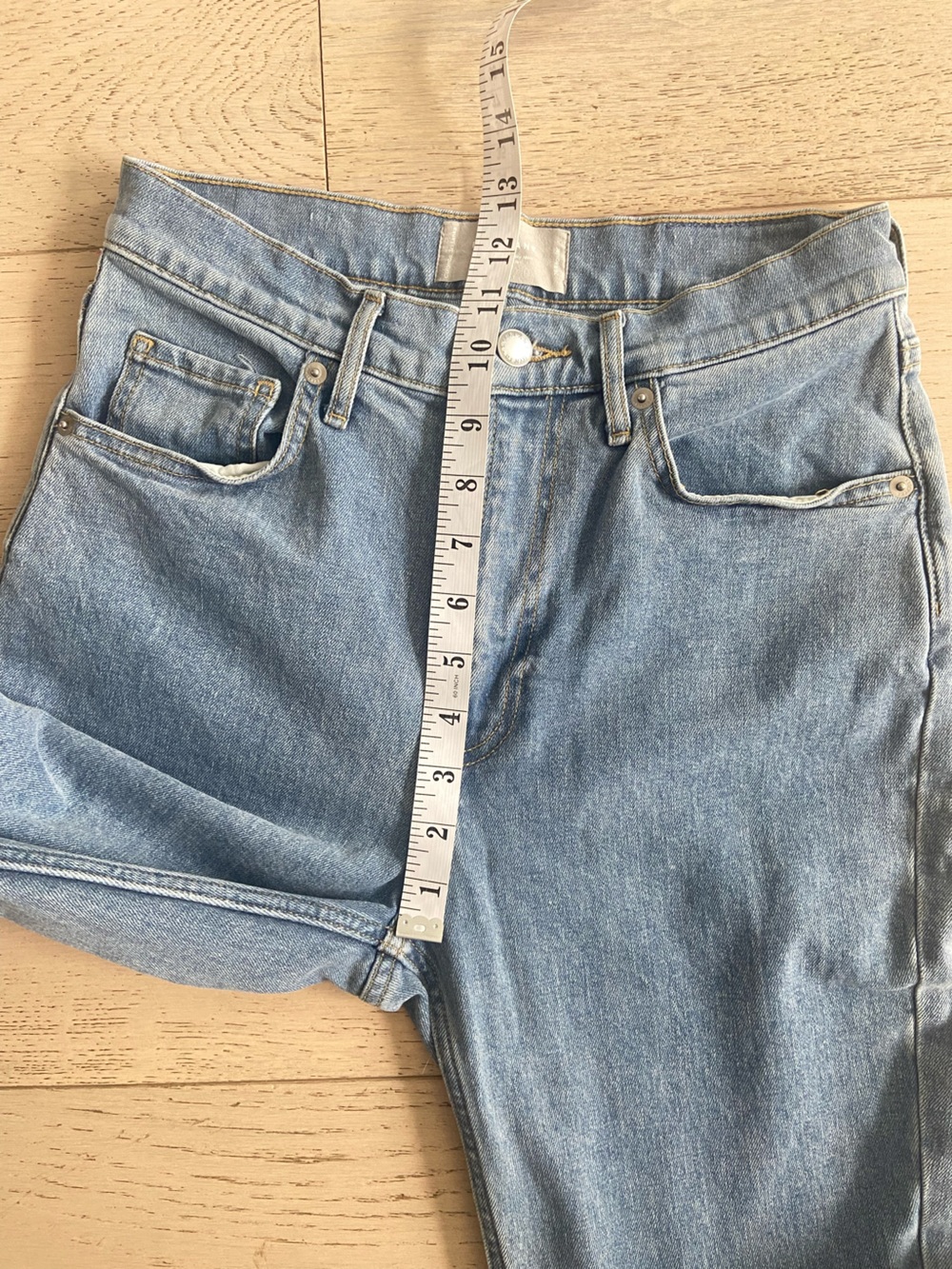 Everlane The Original Cheeky Straight Jean 26 High Rise Organic Cotton Denim - Picture 9 of 10